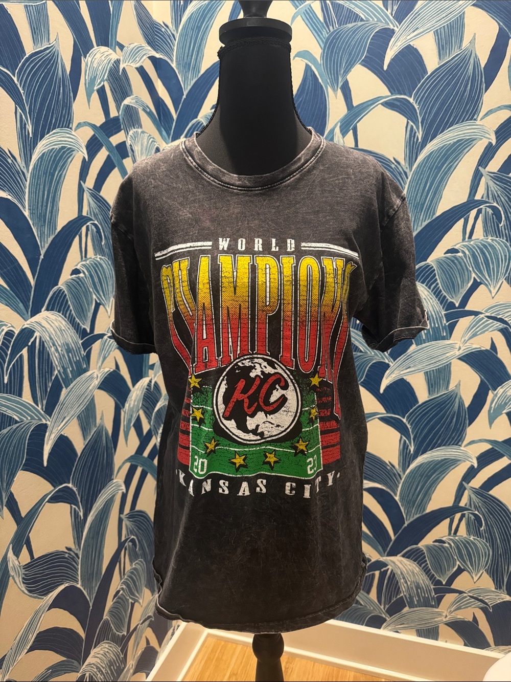 Kansas City World Champion Vintage Style Tee